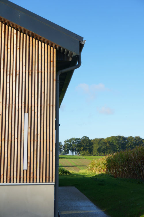 Salle polyvalente, Seine-Maritime, Normandie. Atelier Cosme Architecture. Architecture bois. Vue 6