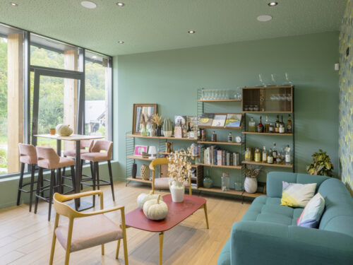 Restaurant Le Skali vue de l'espace salon de thé
Atelier Cosme Architecture
Crédit photo : Guillaume Guérin